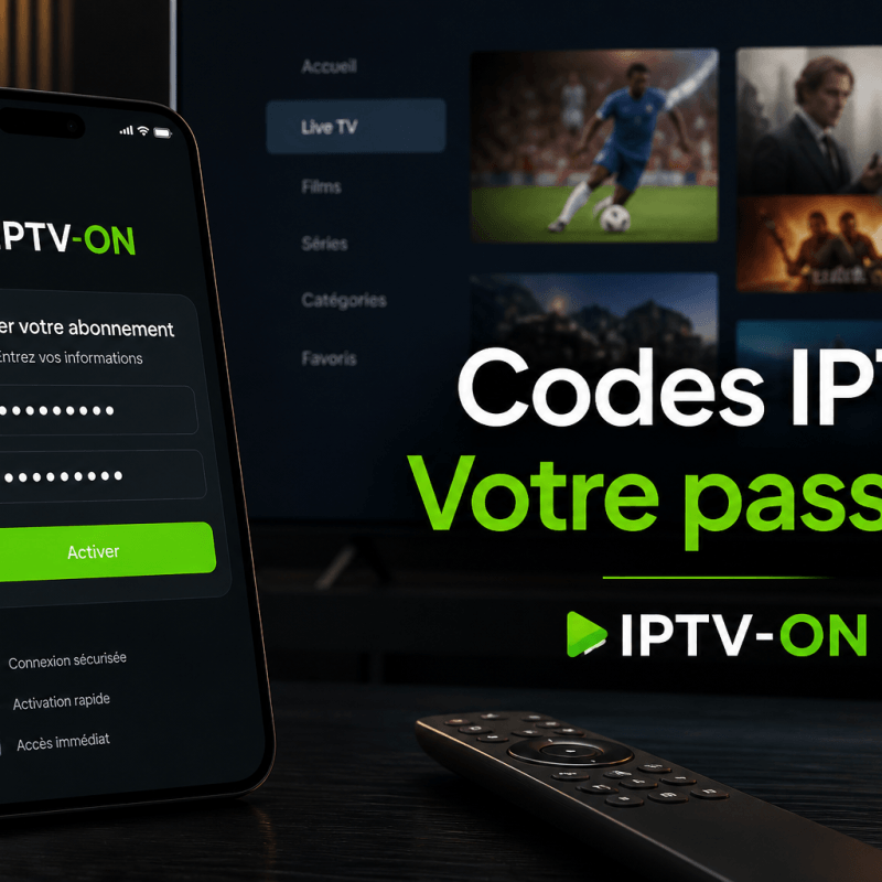 Codes IPTV : votre pass pour une expérience de télévision supérieure
